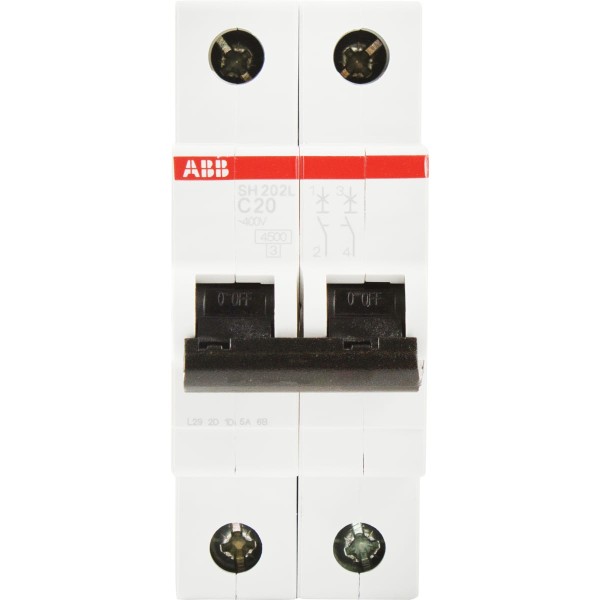 S202/C40 ABB Автоматический выключатель 2п 40A, 6kA