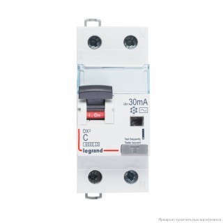 Автоматический выключатель дифференциального тока DX3 1П+Н C6А 30MA-AC 410999 Legrand