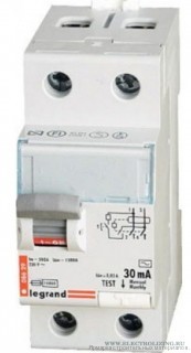 Автоматический выключатель дифференциального тока Legrand 07890 40A Тип AC 30mA