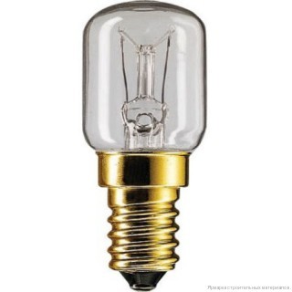Лампа для духовых шкафов GE OVEN 25W 300°С d22 E14 прозрачная