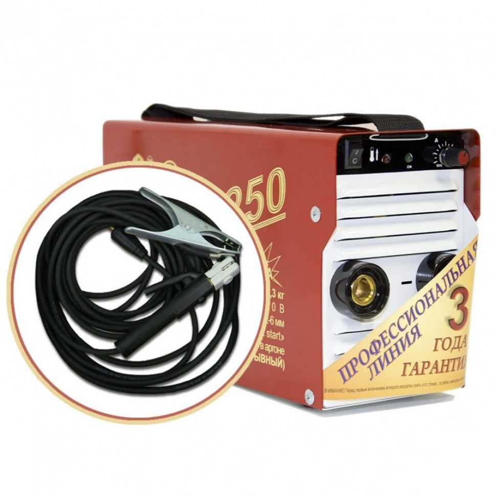 Сварочный аппарат с комплектом проводов Торус 250