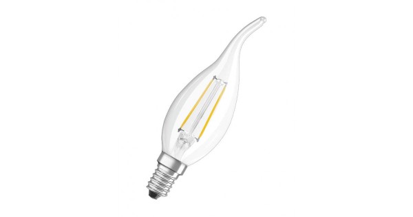 Лампа светодиодная LED STAR CLASSIC BA 40 4W/827 230V FIL E14 FS1 OSRAM