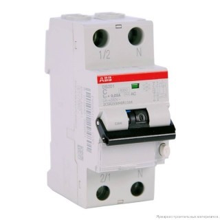ABB DS201 C16 Диффавтомат 1P+N 16A (C) 6kA тип AC 30mA (2мод.) 2CSR255040R1164 ABB DS201 C16 Диффавтомат 1P+N 16A (C) 6kA тип AC 30mA (2мод.) 2CSR255040R1164