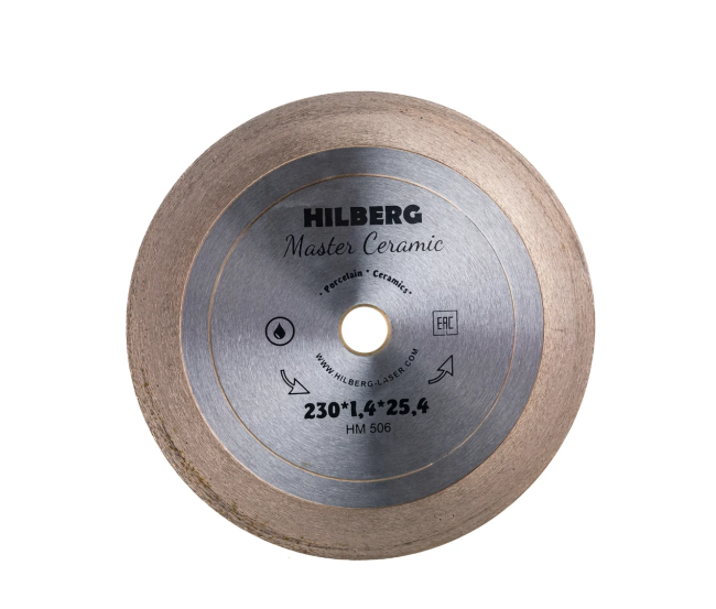 Диск алмазный отрезной Master Сeramic (230х1.4х25.4 мм) Hilberg HM506