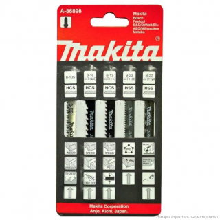 Универсальный набор пилок для лобзика 5 шт. Makita A-86898
