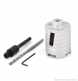 Коронка по бетону серия Hilberg HM 210 Laser 102мм для сверления без воды