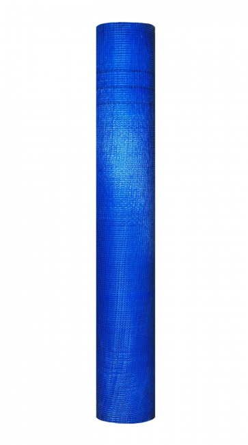 Сетка строительная SPA, 1000 мм, 5x5 мм, фасадная Лайт, синяя, 1x25м