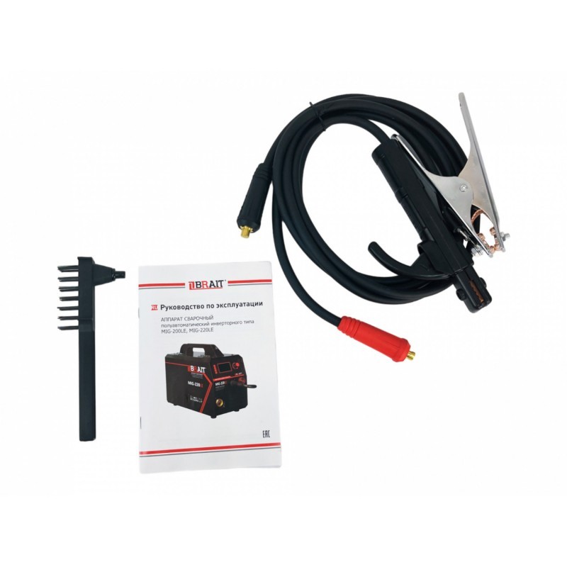 Сварочный инвертор полуавтомат BRAIT MIG-220LE 18.01.031.043