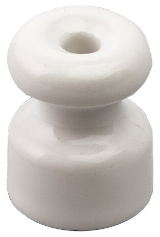 Изолятор керамический RETRIKA RI-02201 (Белый) для ретро провода