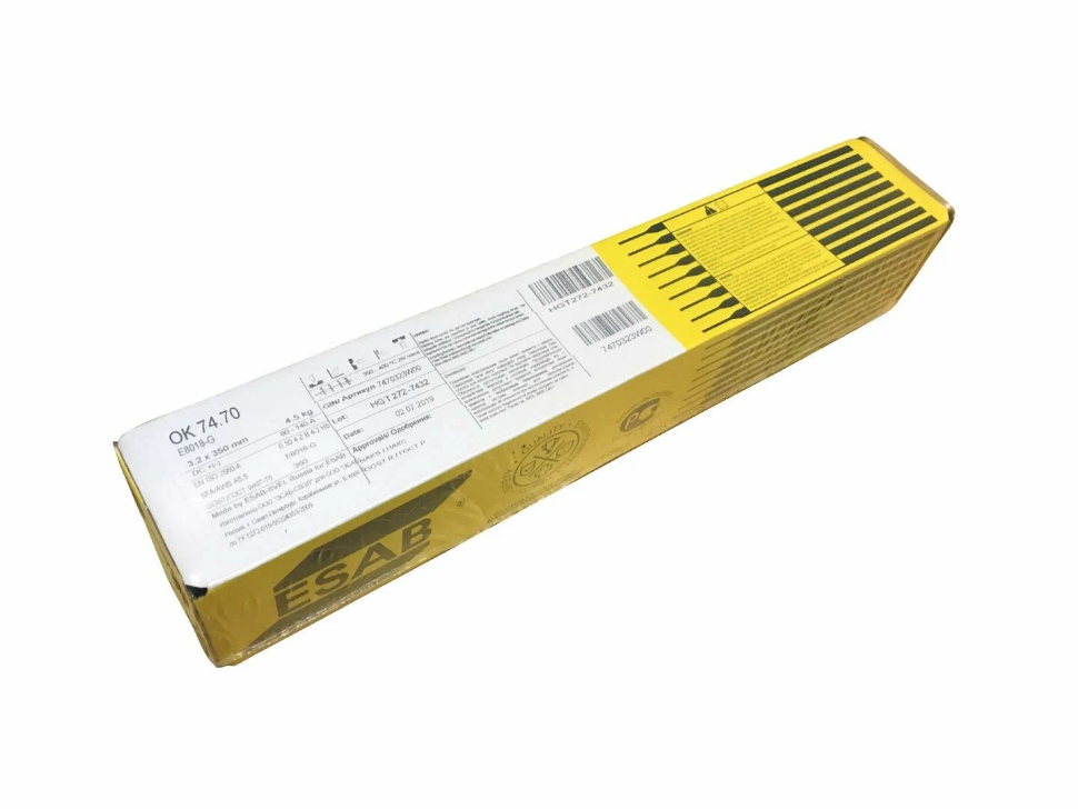 Электроды ESAB OK 74.70 ф 3,2 мм х 350 мм (4,5кг)