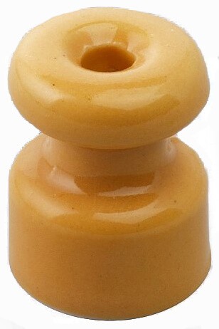 Изолятор керамический RETRIKA RI-02203 (Золотой) для ретро провода