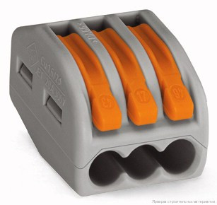 Соединитель WAGO 222-413 на 3 провода