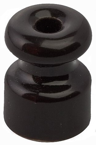 Изолятор керамический RETRIKA RI-02208 (Черный) для ретро провода
