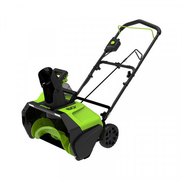 Снегоуборщик аккумуляторный Greenworks GD60PST, 60V, 51 см, бесщеточный, без АКБ и ЗУ