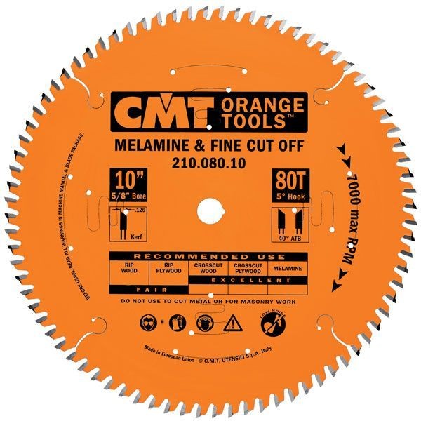 Диск пильный 190x30x1,7/1,1 18° 10° ATB + 8° SHEAR Z=42 CMT 272.190.42M