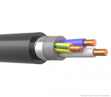 Кабель силовой бронированный ВБШвнг 3х4 медь