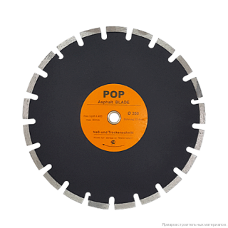 Диск (круг) алмазный POP Стронг СТД-19100350 D 350 х22,23/25.4 х 10 мм