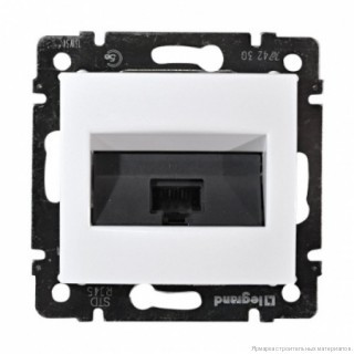Розетка компьютерная Legrand Valena RJ45 UTP кат5е 1в цвет белый зх 774230