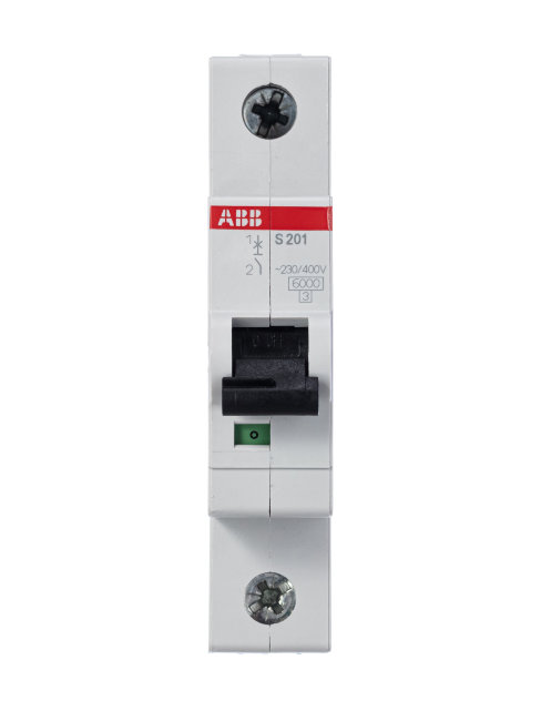S201/B6 ABB Автоматический выключатель 1п 6A, 6kA