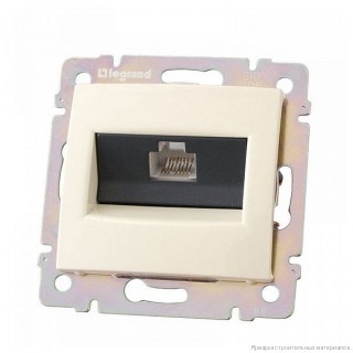 Розетка компьютерная Legrand Valena RJ45 UTP кат5е 1в цвет слоновая кость зх 774130