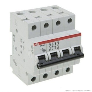SH204L/C25 ABB Автоматический выключатель 4п 25A, 4,5kA