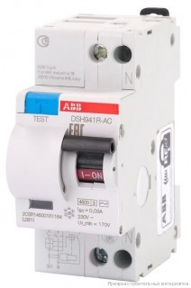 Автоматический выключатель диффиренциального тока ABB DSH941R C10 30мА тип АС