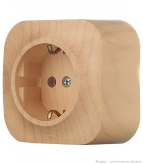 Розетка 2К+З Дерево Legrand Quteo 782271