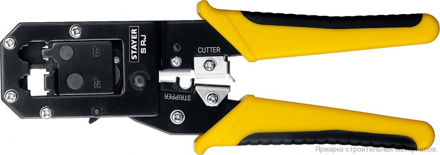 STAYER PROFESSIONAL 22652 S-RJ КРИМПЕР УНИВЕРСАЛЬНЫЙ, RJ45, RJ11/RJ12