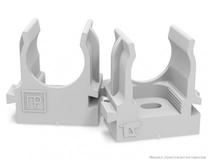 Клипса 20мм Промрукав (уп 100шт) для монтажного пистолета для гофры и гладкой трубы