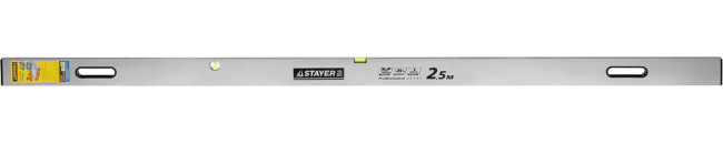Правило-уровень с ручками GRAND 2.5 м STAYER	