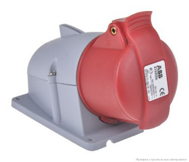 Розетка для накладного монтажа ABB 416 RS6 IP44 16A 3P+N+E