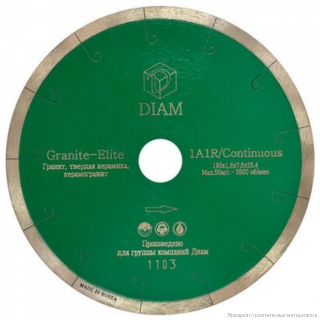 Диск алмазный Diam 1A1R GRANITE-ELITE 180x1,6x7.5x25,4 (Гранит)