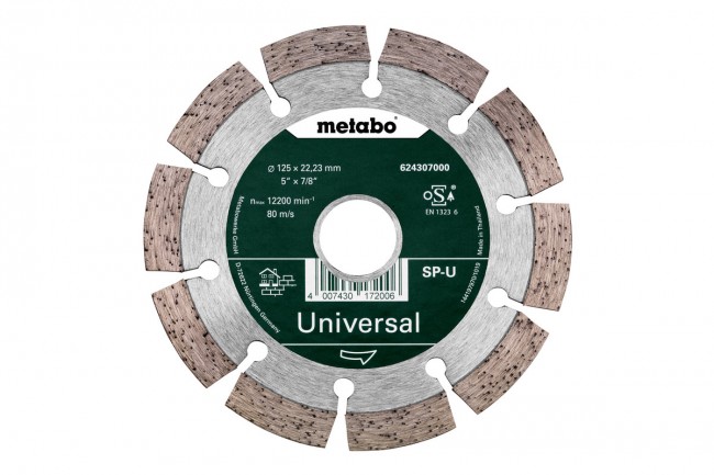 Круг алмазный универсальный (125х22,2 мм) Metabo 624307000