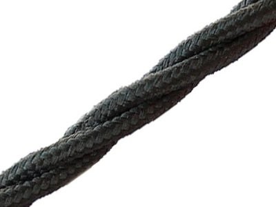Ретро провод матерчатый 2*1.5 RETRIKA 52150 (Черный)(50м)