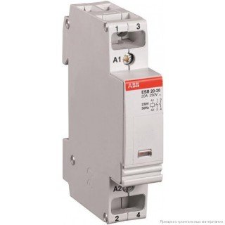 ESB-20-20 220V AC ABB 1-модульный контактор 20А, контакты 2 Н.О.