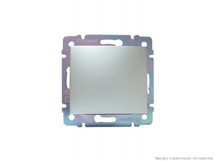 Выключатель Legrand Valena 10A цвет алюминий 770101