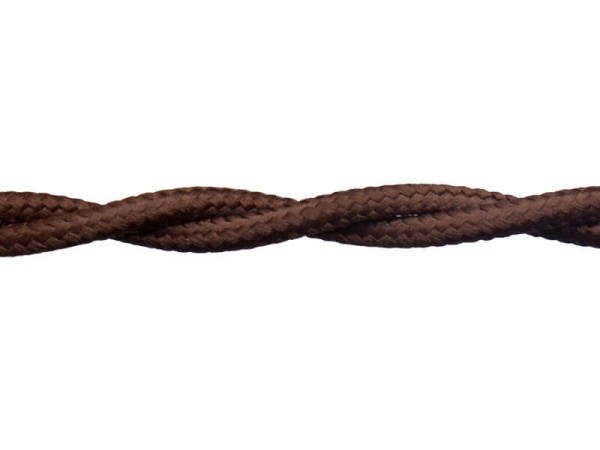 Ретро провод матерчатый 2*2.5 RETRIKA RP-22502 (Коричневый)(50м)