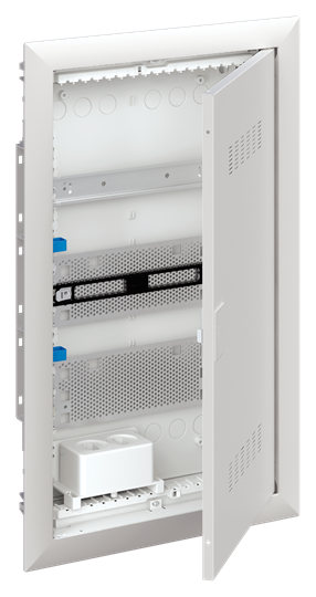 Шкаф мультимедийный с дверью с вентиляционными отверстиями и DIN-рейкой ABB UK630MV 2CPX031391R9999