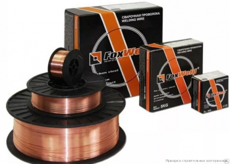 Проволока из металлического сплава FoxWeld ER70S-6 1.2мм 15кг 4176