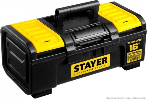 Ящик для инструмента "TOOLBOX-16" пластиковый, STAYER Professional 38167-16
