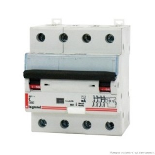 Legrand 411185 DX 4П 10А 30m.A Автоматический выключатель дифференциального тока