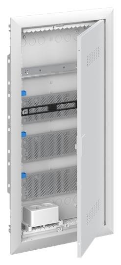 Шкаф мультимедийный с дверью с вентиляционными отверстиями и DIN-рейкой ABB UK640MV (4 ряда) 2CPX031392R9999