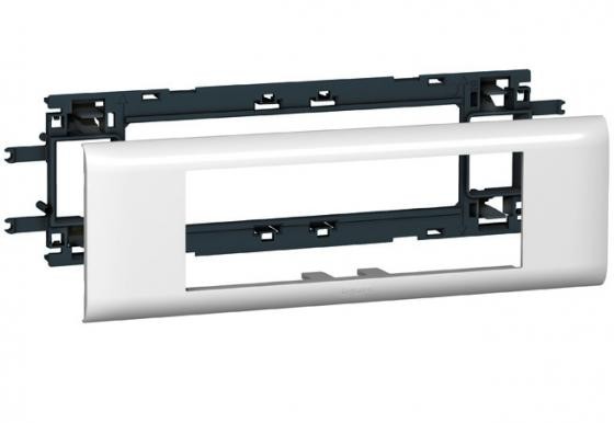 638004 Legrand Metra Суппорт с рамкой для ЭУИ Mosaic (6 мод.) для 85х50/100х50/130х50