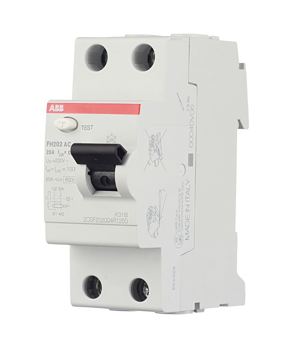 УЗО АВВ Выкл. диф. тока 2мод. FH202 АС-25A 300мА 2CSF202003R3250