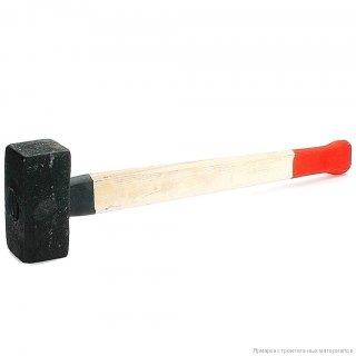 Кувалда литая 3 кг с деревянной ручкой РОССИЯ 20120-3