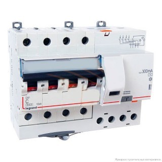 Legrand 411190 DX 4П 40А 30m.A Автоматический выключатель дифференциального тока