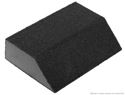 Губка шлифовальная четырехсторонняя угловая "МАСТЕР" (100х68х42х26 мм; Р120) Зубр 35613-120