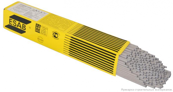 Электроды для ручной дуговой сварки ESAB УОНИИ 13/55 3мм 4.5кг Электроды для ручной дуговой сварки ESAB УОНИИ 13/55 3мм 4.5кг