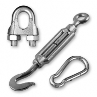 КОУШИ  ЗАЖИМЫ  КАРАБИНЫ  ТАЛРЕПЫ  БЛОКИ  РЫМ БОЛТЫ/ГАЙКИ